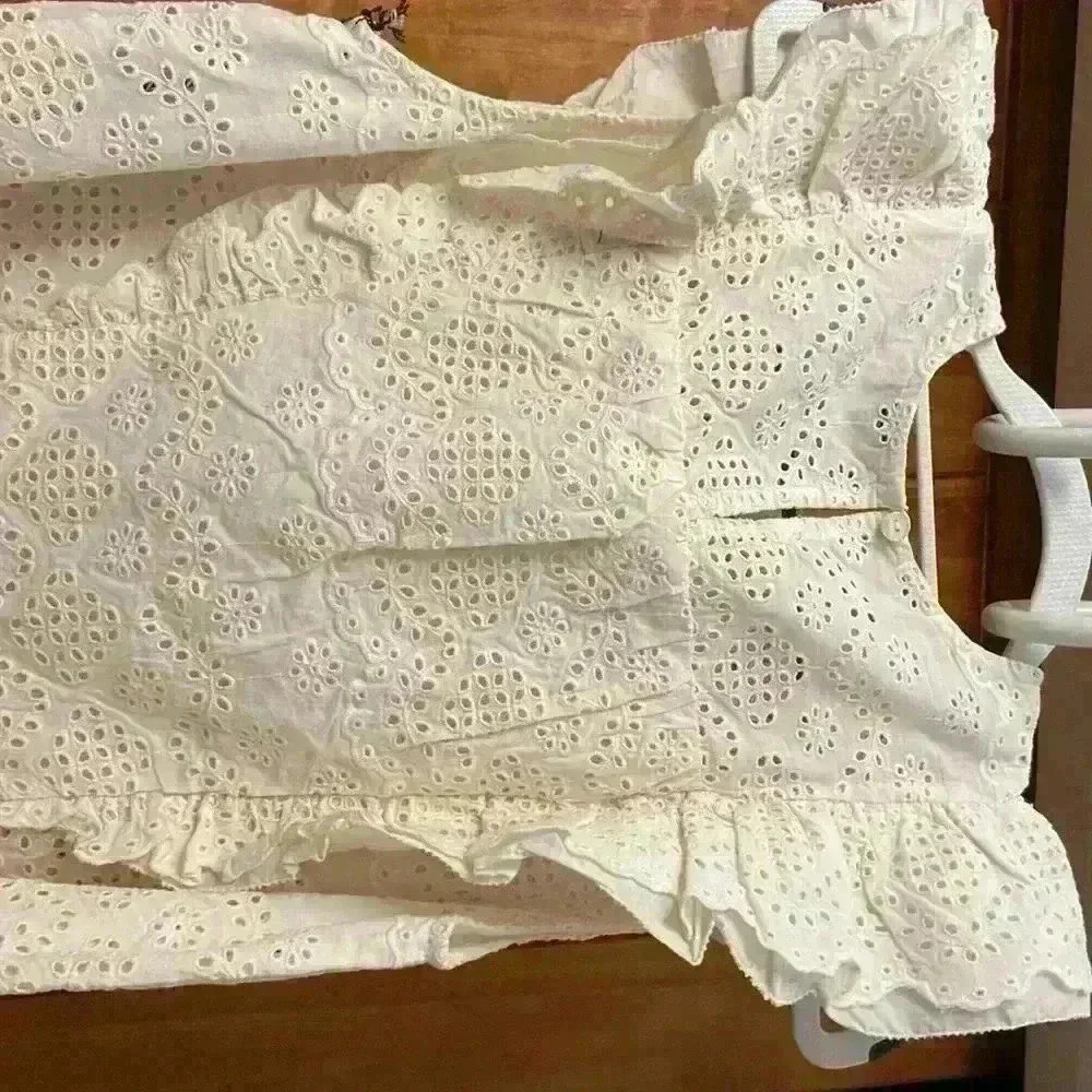 St Roche Elysian Lace Dress In Vanilla-Size 6-New - Picture 8 of 10
